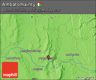 Political Map of Ambatomainty