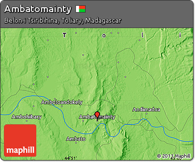 Political Map of Ambatomainty