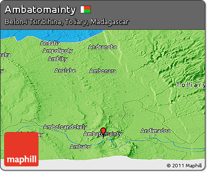 Political Panoramic Map of Ambatomainty