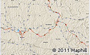 Shaded Relief Map of Argenita