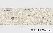 Shaded Relief Panoramic Map of Argenita
