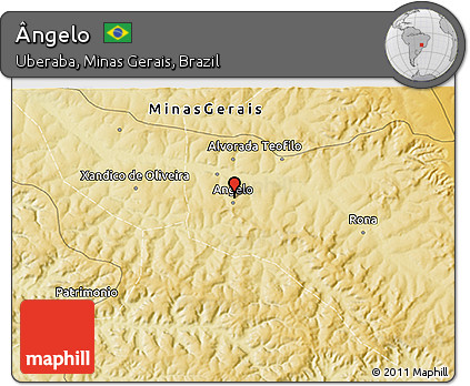 Physical 3D Map of Ângelo