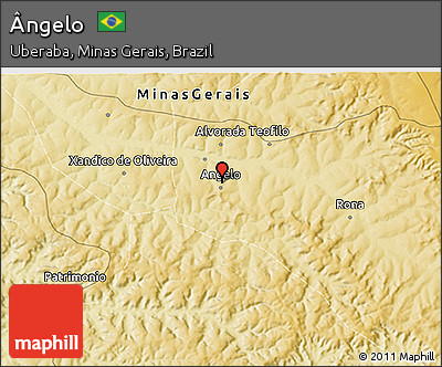 Physical 3D Map of Ângelo