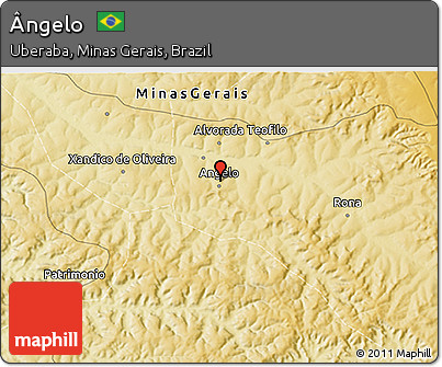 Physical 3D Map of Ângelo