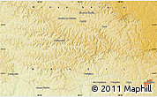 Physical Map of the area around 19° 32' 24" S, 48° 22' 30" W