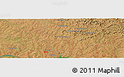 Satellite Panoramic Map of the area around 19° 32' 24" S, 50° 4' 30" W