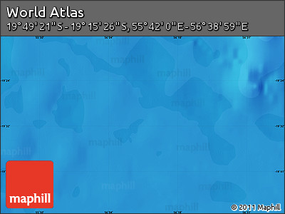 Political Map of the Area around 19° 32' 24" S, 56° 10' 29" E