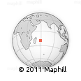 Outline Map of the Area around 19° 32' 24" S, 58° 43' 30" E, rectangular outline
