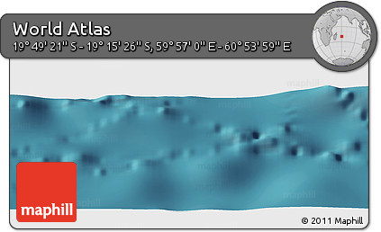Satellite Panoramic Map of the Area around 19° 32' 24" S, 60° 25' 29" E