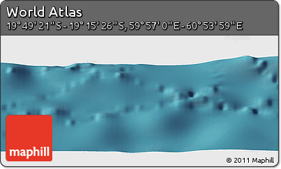 Satellite Panoramic Map of the Area around 19° 32' 24" S, 60° 25' 29" E