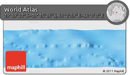 Physical Panoramic Map of the Area around 19° 32' 24" S, 65° 31' 30" E