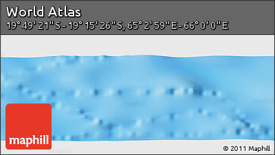 Physical Panoramic Map of the Area around 19° 32' 24" S, 65° 31' 30" E