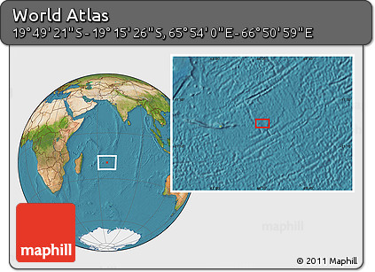 Satellite Location Map of the Area around 19° 32' 24" S, 66° 22' 30" E