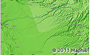 Political Map of the area around 19° 32' 24" S, 69° 37' 30" W