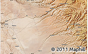 Satellite Map of the area around 19° 32' 24" S, 69° 37' 30" W