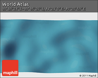 Satellite 3D Map of the Area around 19° 32' 24" S, 74° 52' 30" E