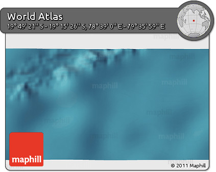 Satellite 3D Map of the Area around 19° 32' 24" S, 79° 7' 30" E