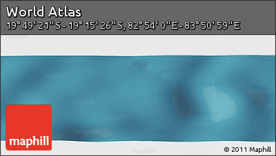Satellite Panoramic Map of the Area around 19° 32' 24" S, 83° 22' 30" E