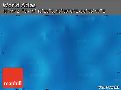 Physical Map of the Area around 19° 32' 24" S, 96° 7' 30" E
