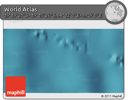 Satellite 3D Map of the Area around 19° 32' 24" S, 98° 40' 30" E