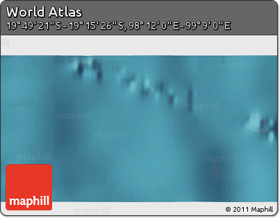Satellite 3D Map of the Area around 19° 32' 24" S, 98° 40' 30" E