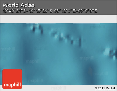 Satellite 3D Map of the Area around 19° 32' 24" S, 98° 40' 30" E