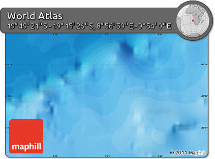 Political Map of the Area around 19°&nbsp;32'&nbsp;24"&nbsp;S,&nbsp;9°&nbsp;25'&nbsp;30"&nbsp;E