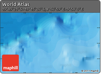 Political Map of the Area around 19°&nbsp;32'&nbsp;24"&nbsp;S,&nbsp;9°&nbsp;25'&nbsp;30"&nbsp;E