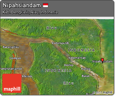 Satellite 3D Map of Nipahsiandam