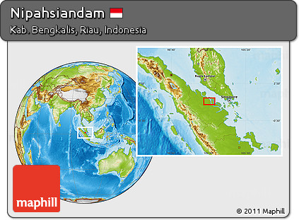 Physical Location Map of Nipahsiandam