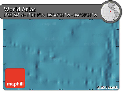Satellite Map of the Area around 1° 13' 33" N, 105° 19' 29" W