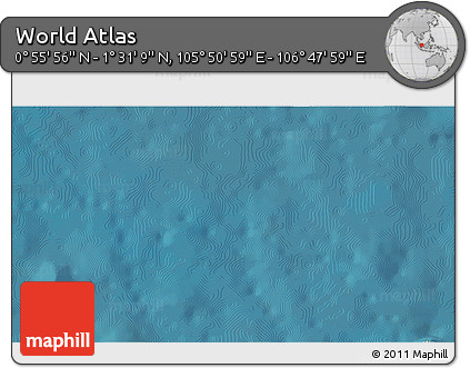 Satellite 3D Map of the Area around 1° 13' 33" N, 106° 19' 29" E