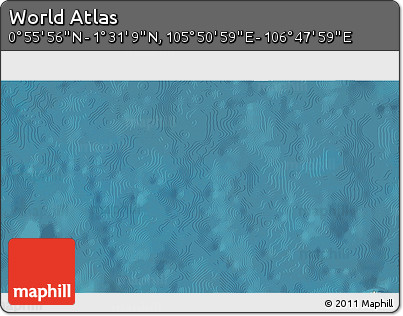 Satellite 3D Map of the Area around 1° 13' 33" N, 106° 19' 29" E