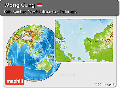 Physical Location Map of Wong Cung