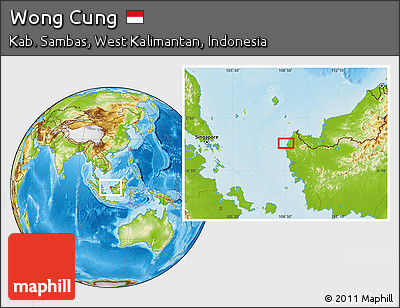 Physical Location Map of Wong Cung