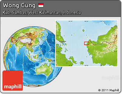Physical Location Map of Wong Cung