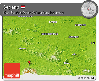 Physical 3D Map of Sepang