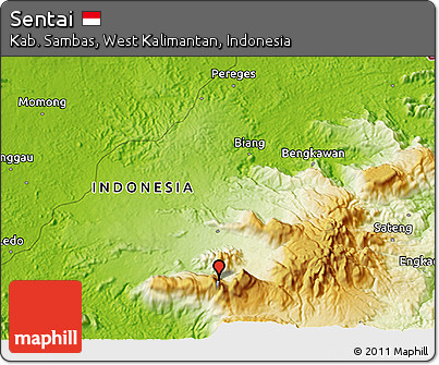 Physical 3D Map of Sentai
