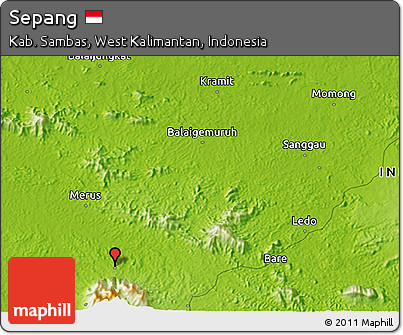 Physical 3D Map of Sepang
