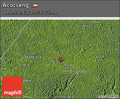 Satellite 3D Map of Acocseng