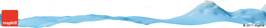 Shaded Relief Horizon Map of the Area around 1° 13' 33" N, 125° 52' 30" E