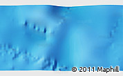 Physical 3D Map of the area around 1° 13' 33" N, 132° 40' 30" E