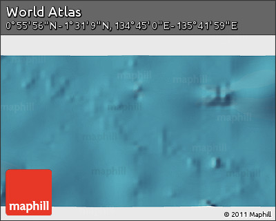 Satellite 3D Map of the Area around 1° 13' 33" N, 135° 13' 29" E