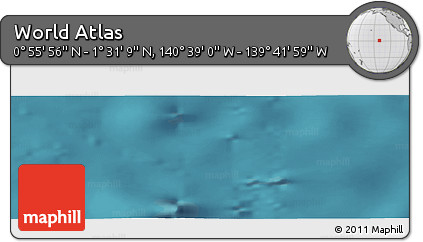 Satellite Panoramic Map of the Area around 1° 13' 33" N, 140° 10' 30" W