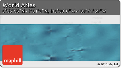 Satellite Panoramic Map of the Area around 1° 13' 33" N, 140° 10' 30" W