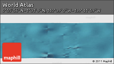 Satellite Panoramic Map of the Area around 1° 13' 33" N, 140° 10' 30" W