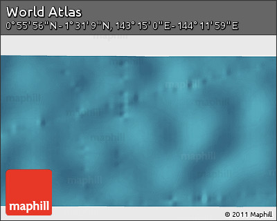 Satellite 3D Map of the Area around 1° 13' 33" N, 143° 43' 29" E