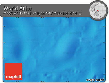 Physical Map of the Area around 1° 13' 33" N, 146° 16' 30" E