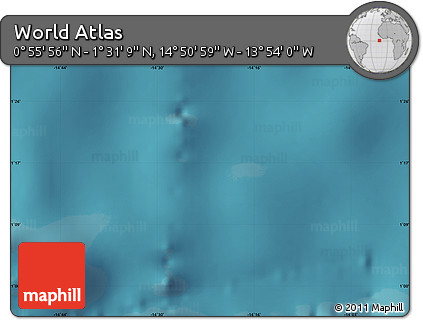 Satellite Map of the Area around 1° 13' 33" N, 14° 22' 30" W