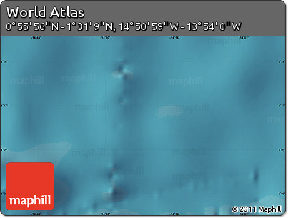 Satellite Map of the Area around 1° 13' 33" N, 14° 22' 30" W